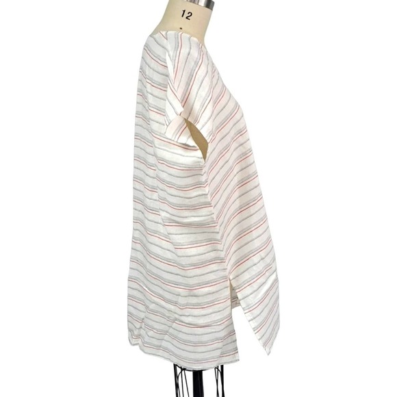 NEW Eileen Fisher Linen striped Beach cover-up size small NWT - Picture 2 of 5